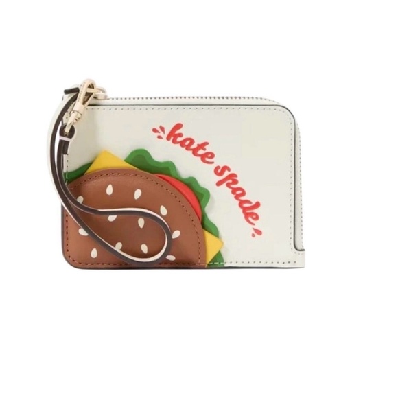 Kate Spade NWT Small 3D Burger Wristlet